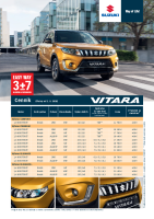 Suzuki Vitara - Cennik vybava technicke udaje 2019-0